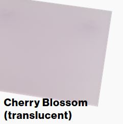 Cherry Blossom Translucent COLORHUES 1/8 - Rowmark ColorHues